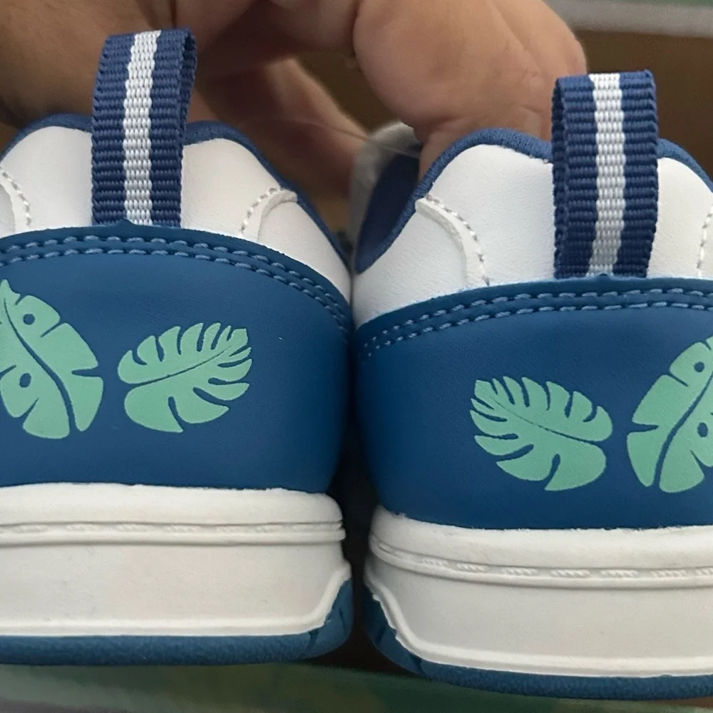 Disney Stitch White and Navy Kids Sneakers